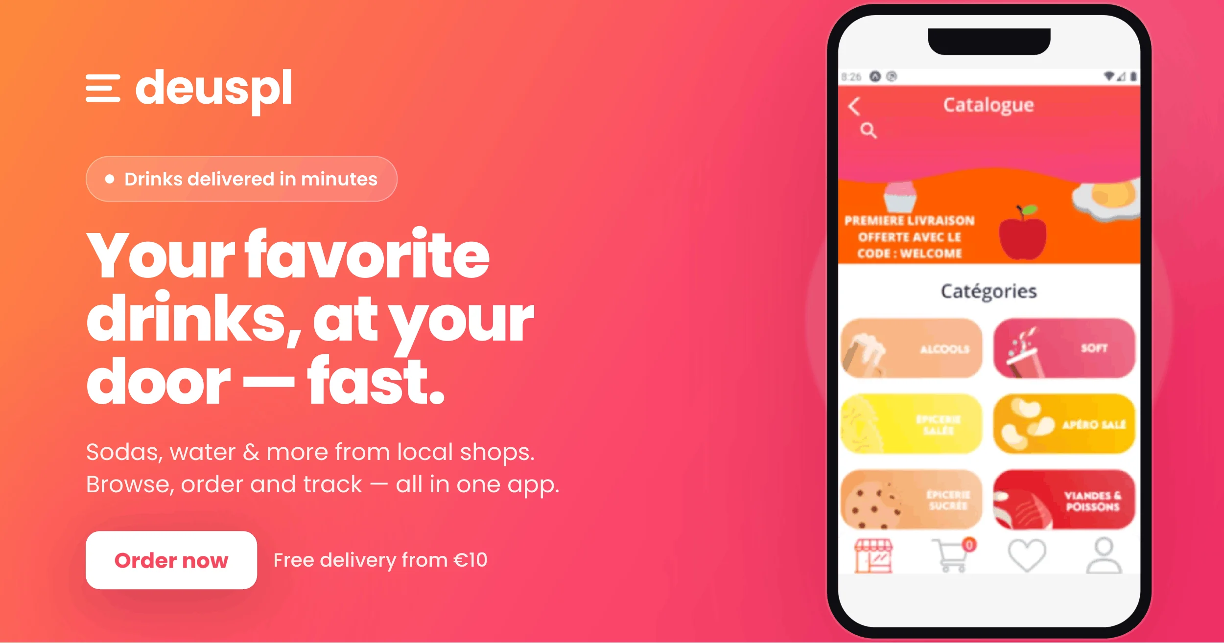 Aperçu de l'app Deuspi