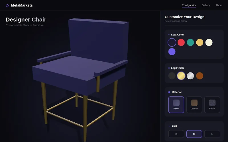Démo configurateur produit