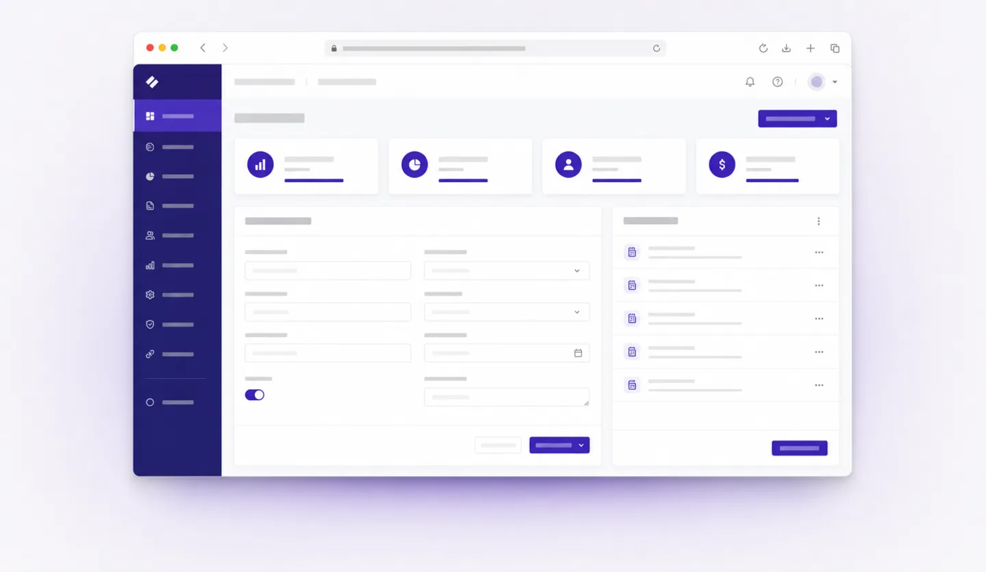 Interface moderne