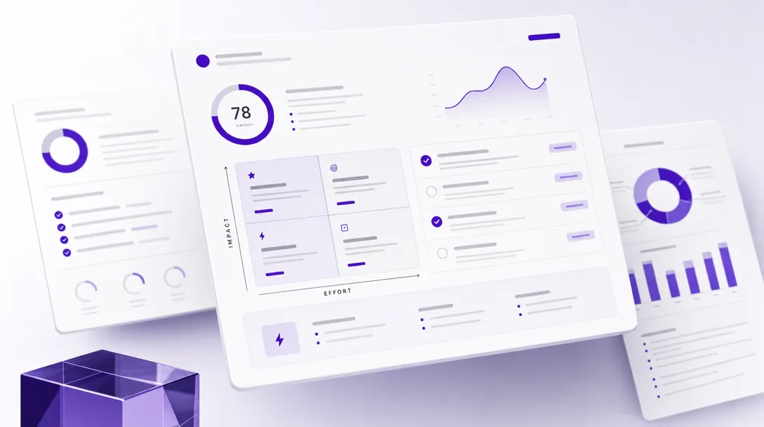 rapport d'audit priorisé impact / effort