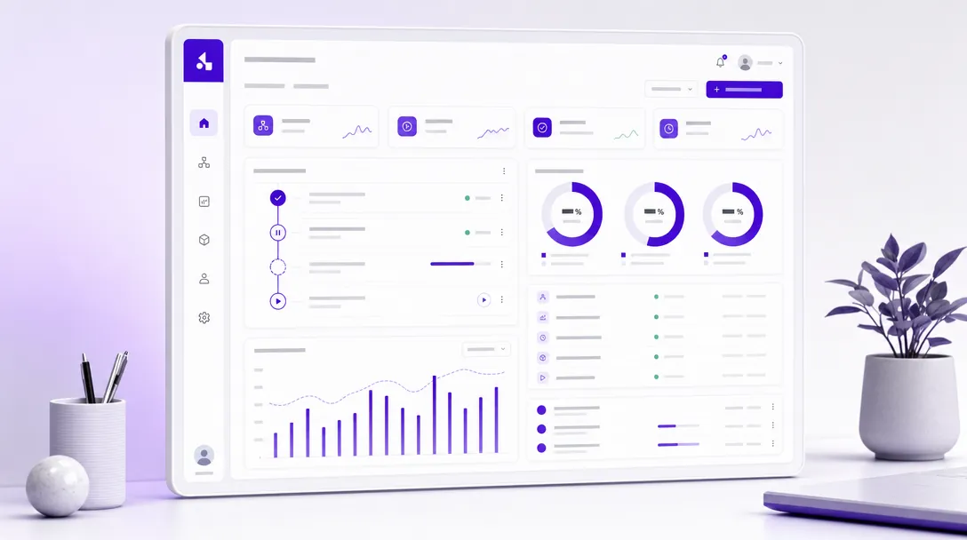 dashboard de supervision des automatisations