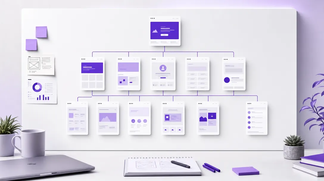 arborescence et wireframes d'un site