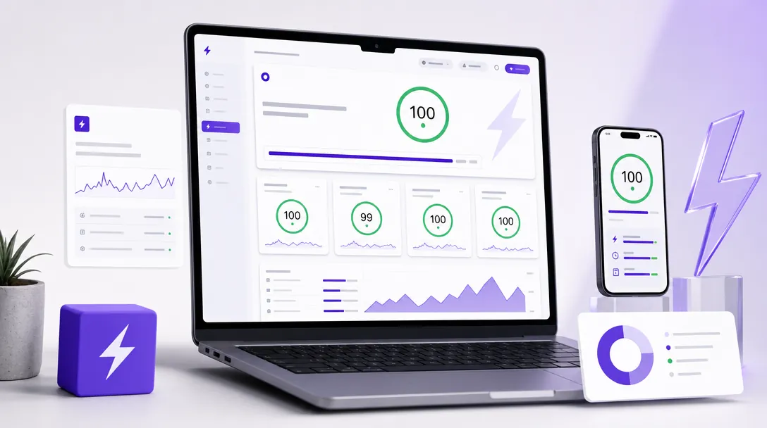 score PageSpeed / Core Web Vitals au vert