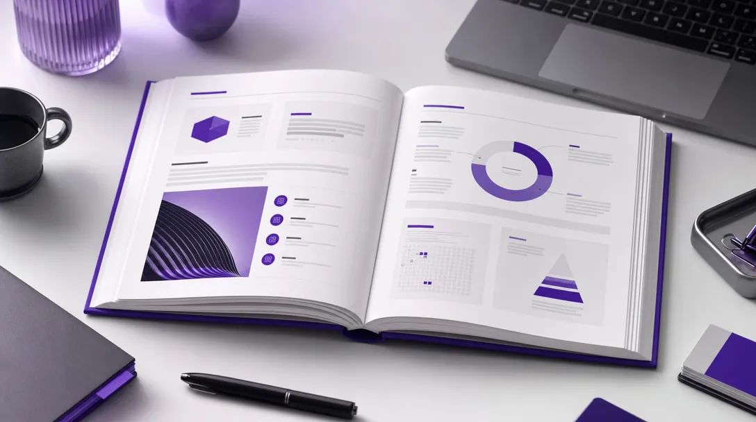 double page d'un brand book
