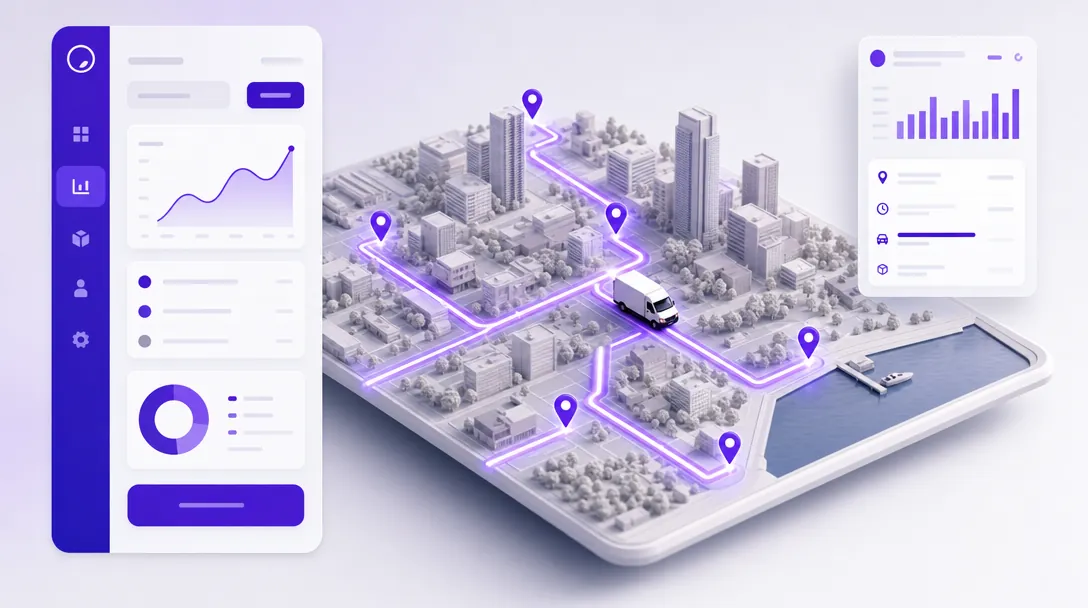 carte de tournées optimisées