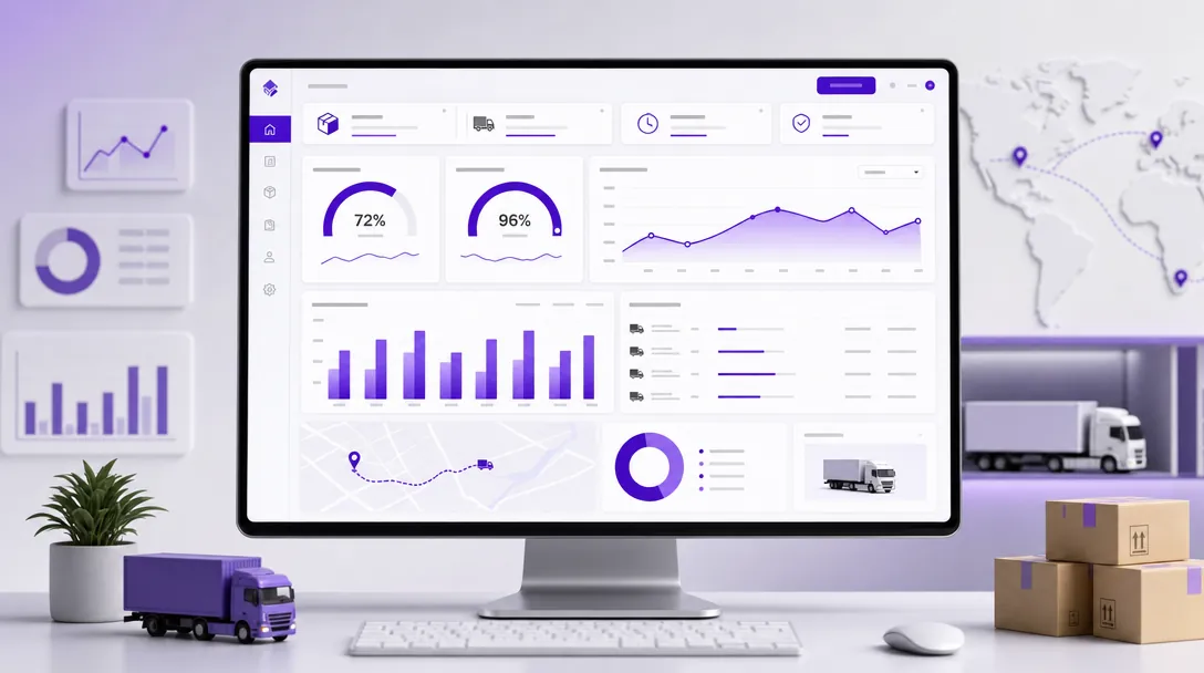 dashboard KPI logistique (délais, taux de livraison)